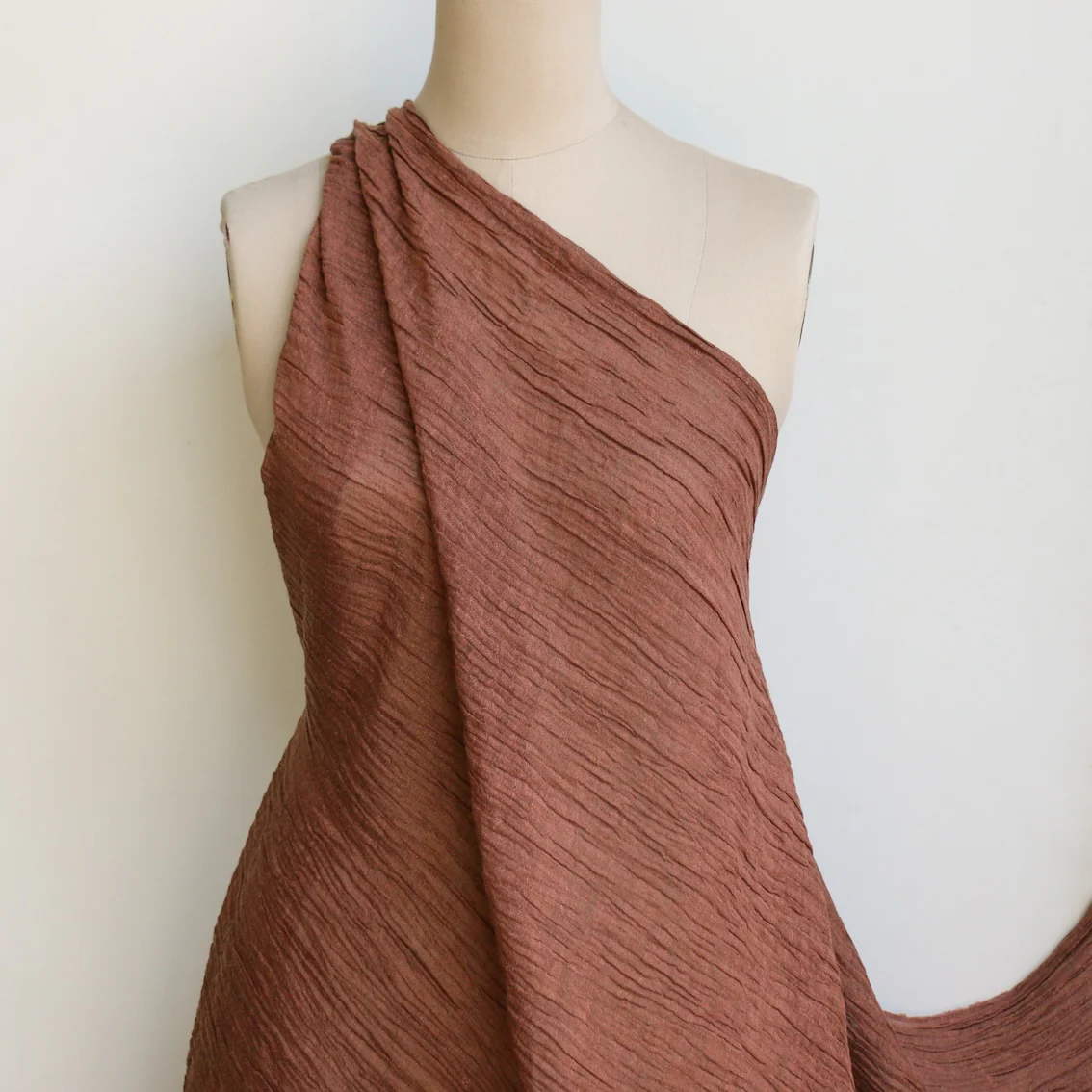 Portsea Terra Crinkle Linen - Image 4