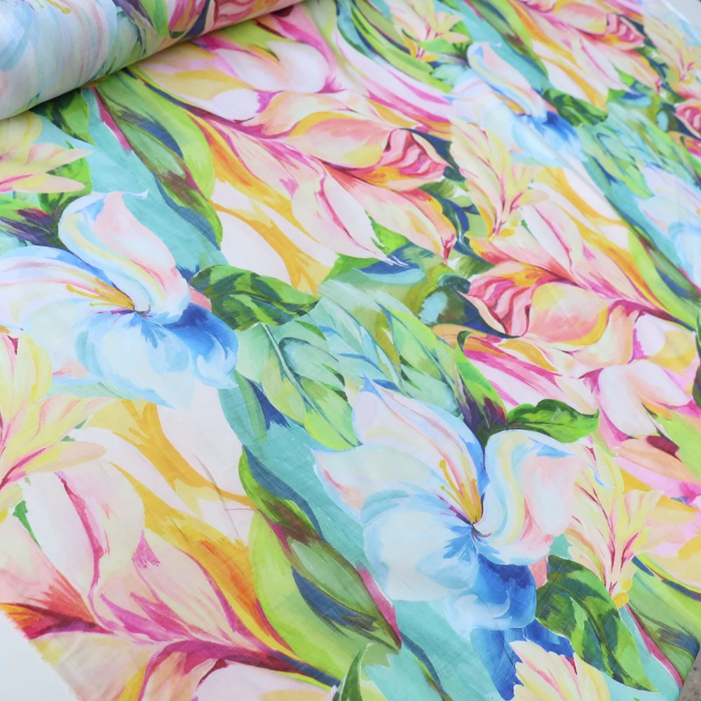 Posey Bloom - Ramie Voile - Image 4