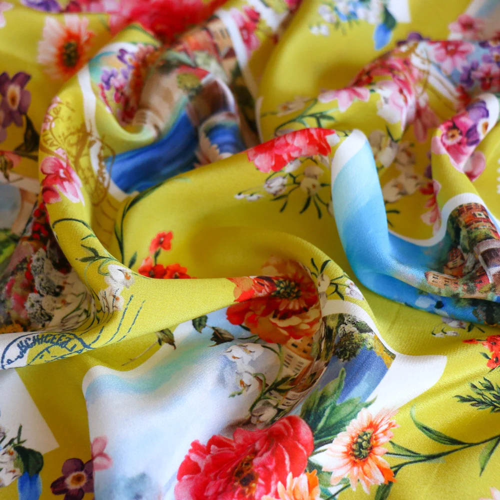 Postcards In Spring Silk Crepe De Chine - Image 2