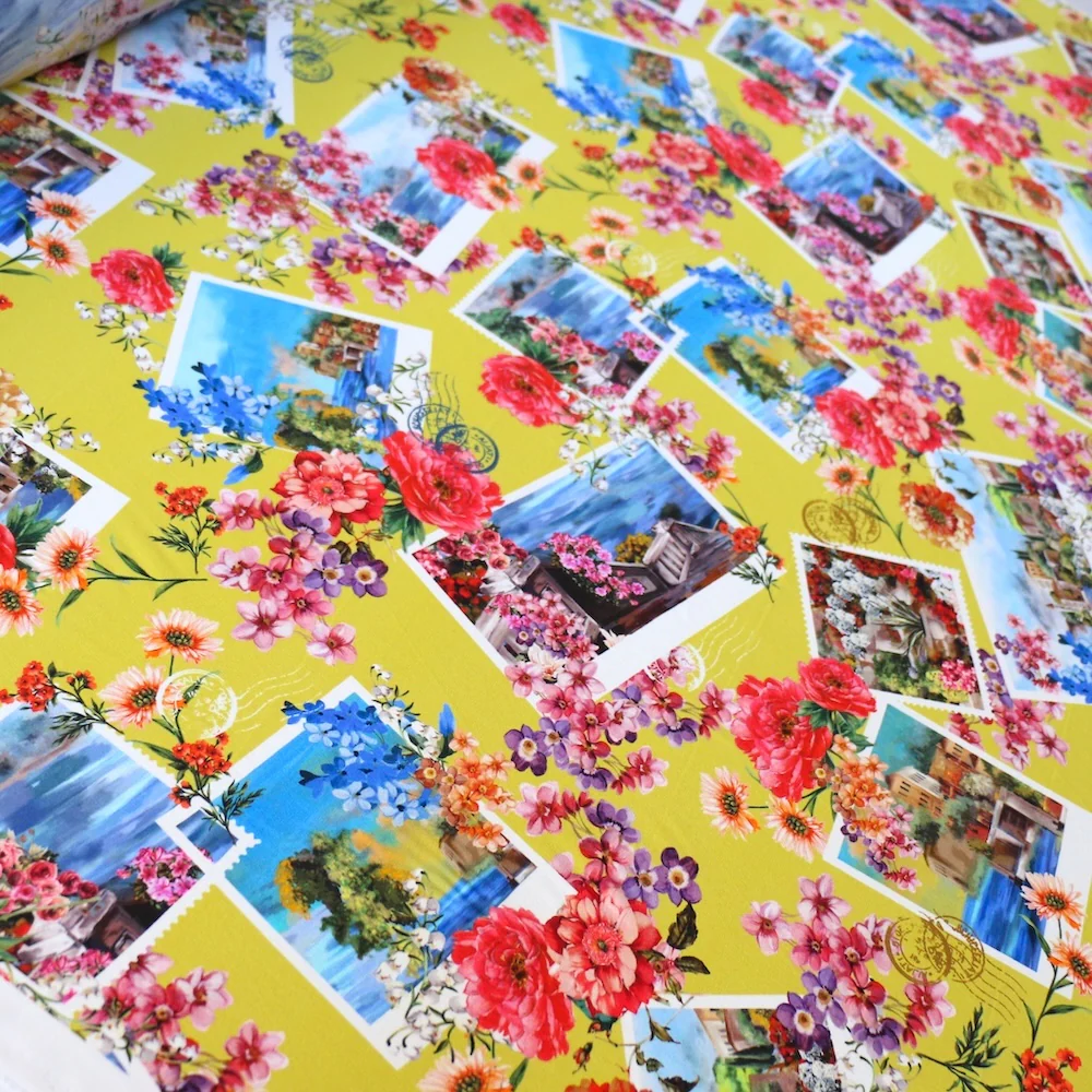 Postcards In Spring Silk Crepe De Chine - Image 4