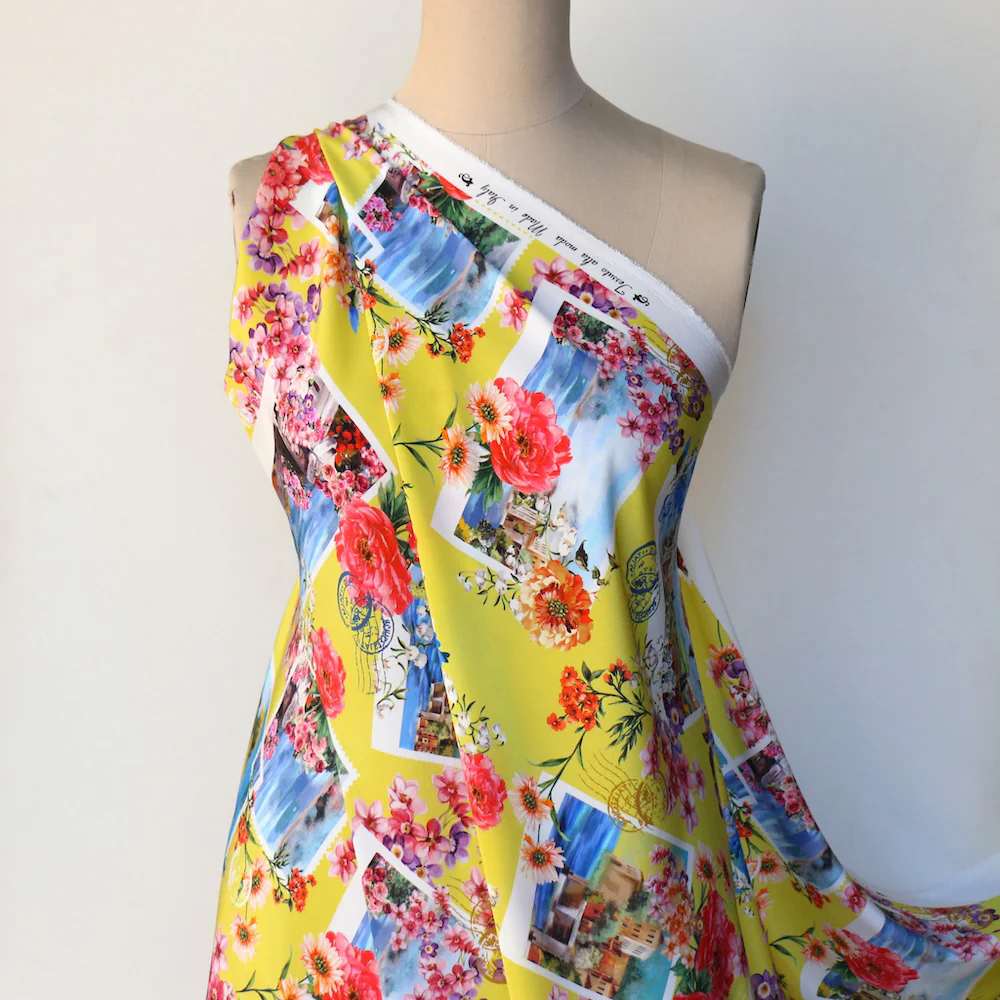 Postcards In Spring Silk Crepe De Chine - Image 6