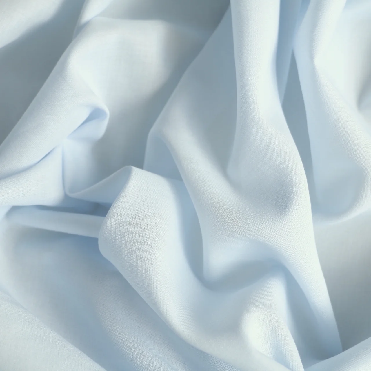 Powder Blue Cotton Voile - Image 2