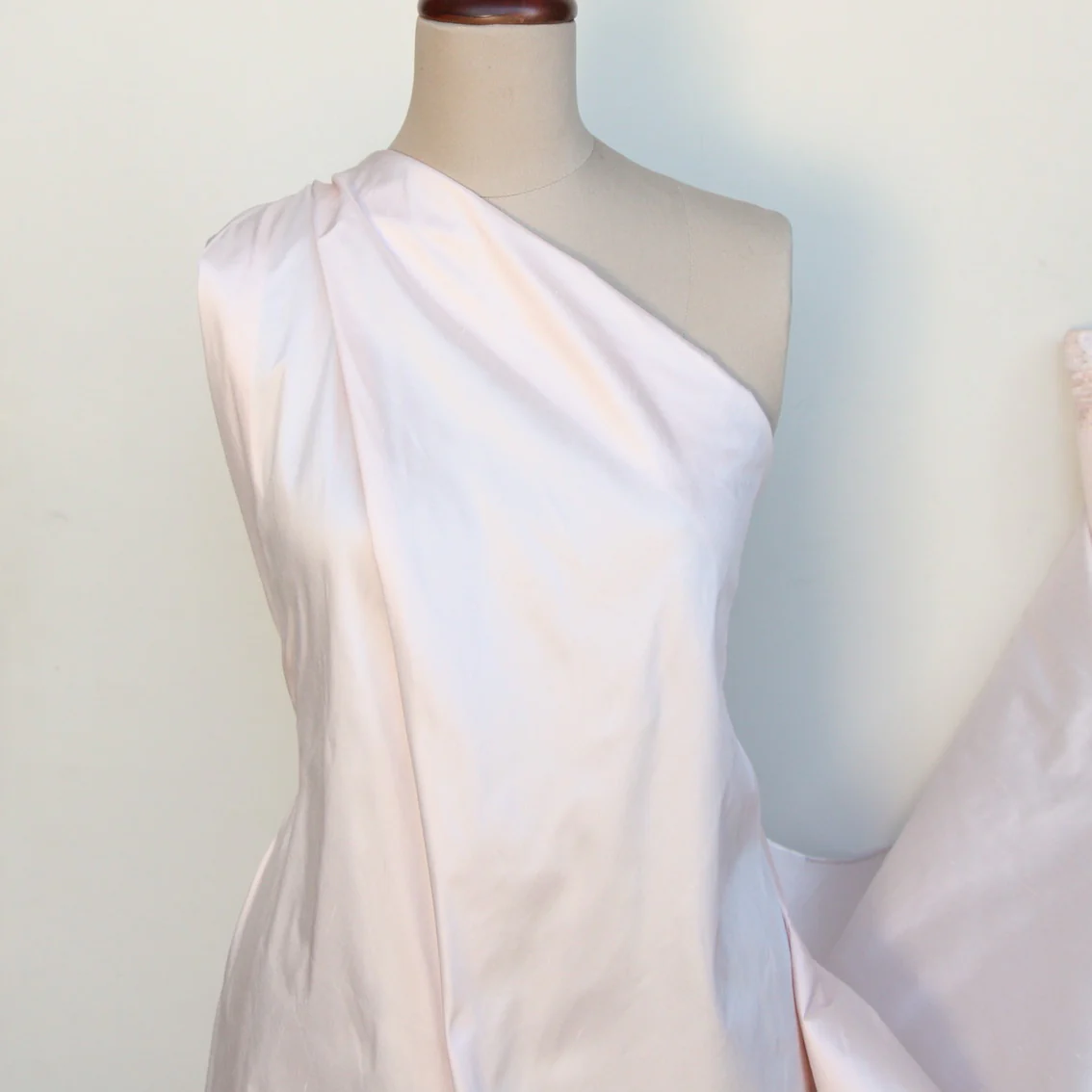 Rose Pink Silk Dupion - Image 3