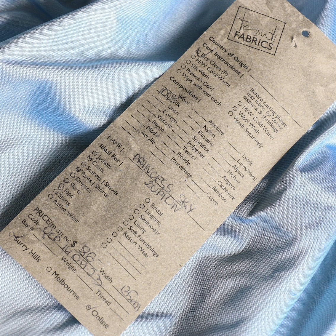 Sky Silk Dupion - Image 3