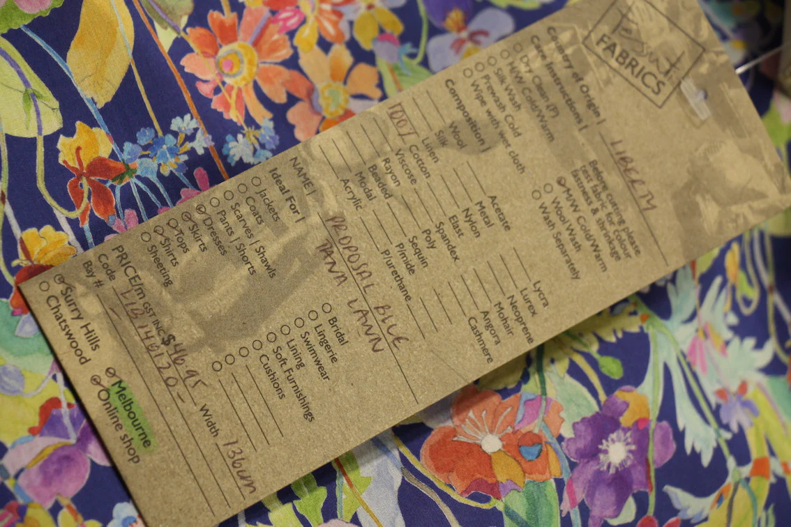Proposal Blue - Liberty Tana Lawn - Image 4