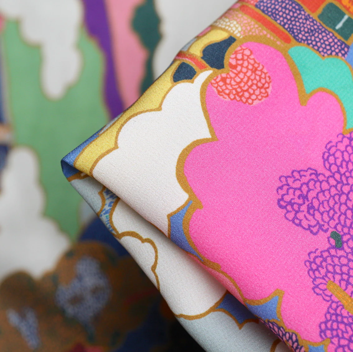 Prospect Road - Liberty Crepe De Chine Silk