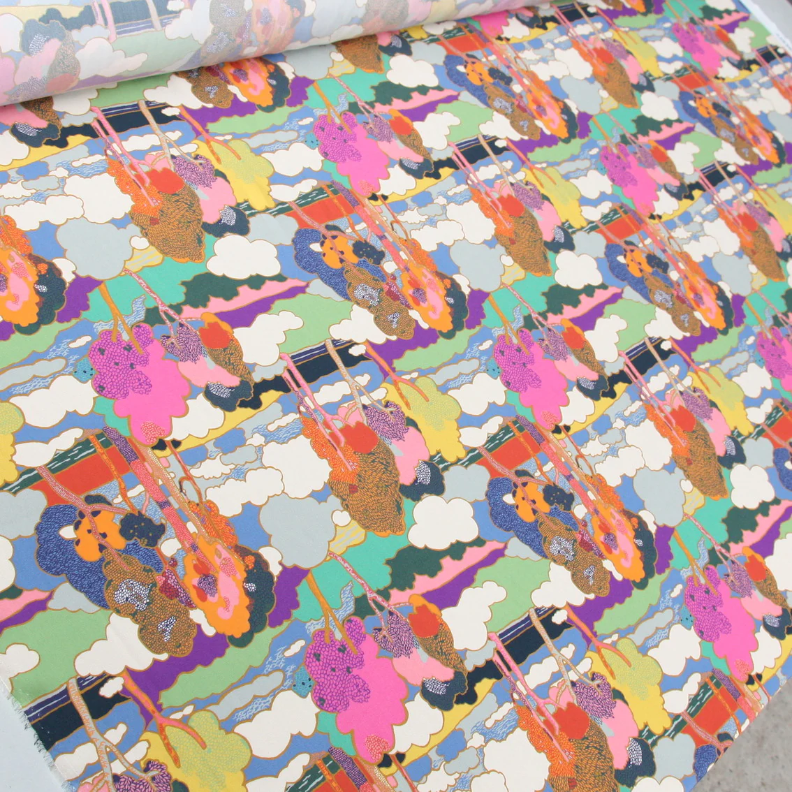 Prospect Road - Liberty Crepe De Chine Silk - Image 4