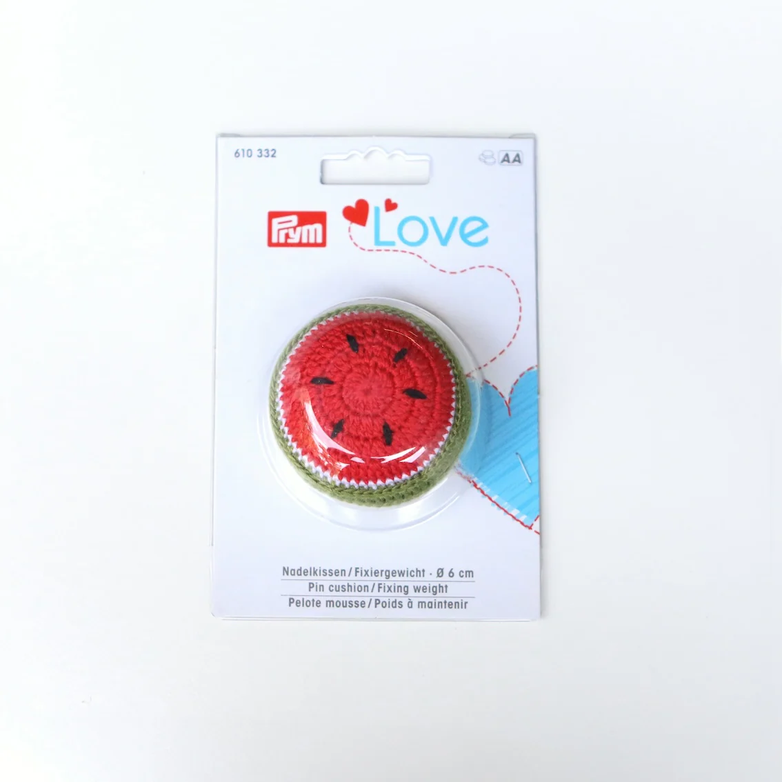 Prym Love - Pin Cushion/Fixing Weight - Kiwi Fruit, Watermelon or Orange - Image 2
