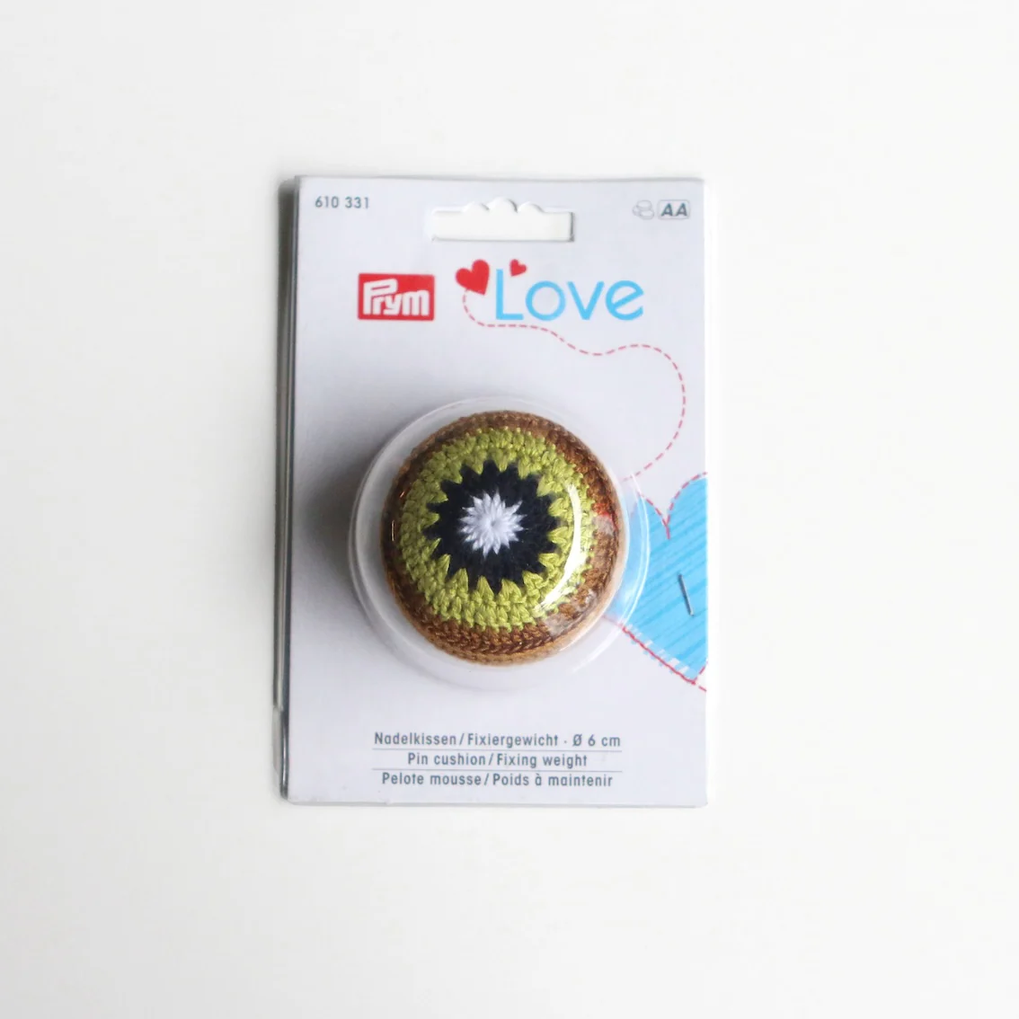Prym Love - Pin Cushion/Fixing Weight - Kiwi Fruit, Watermelon or Orange - Image 4