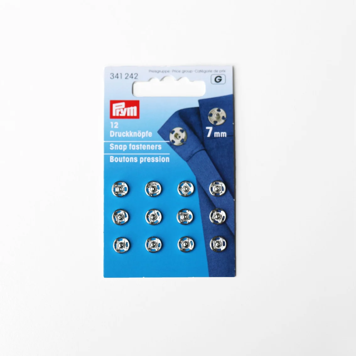 Prym - Snap Fasteners - 7mm/Silver