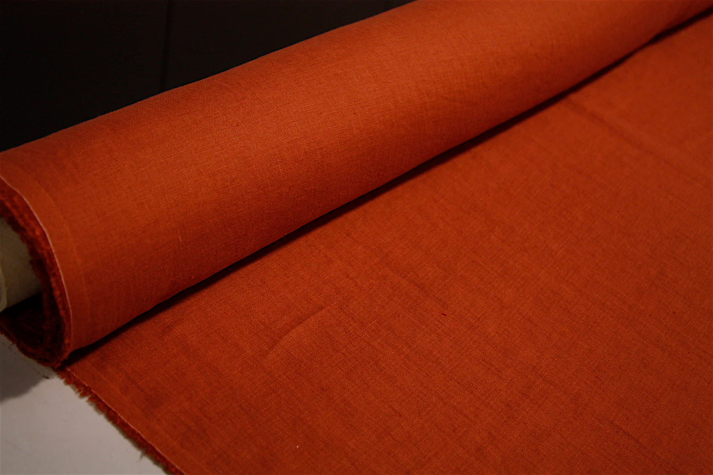 Pumpkin Washed Linen - Image 3