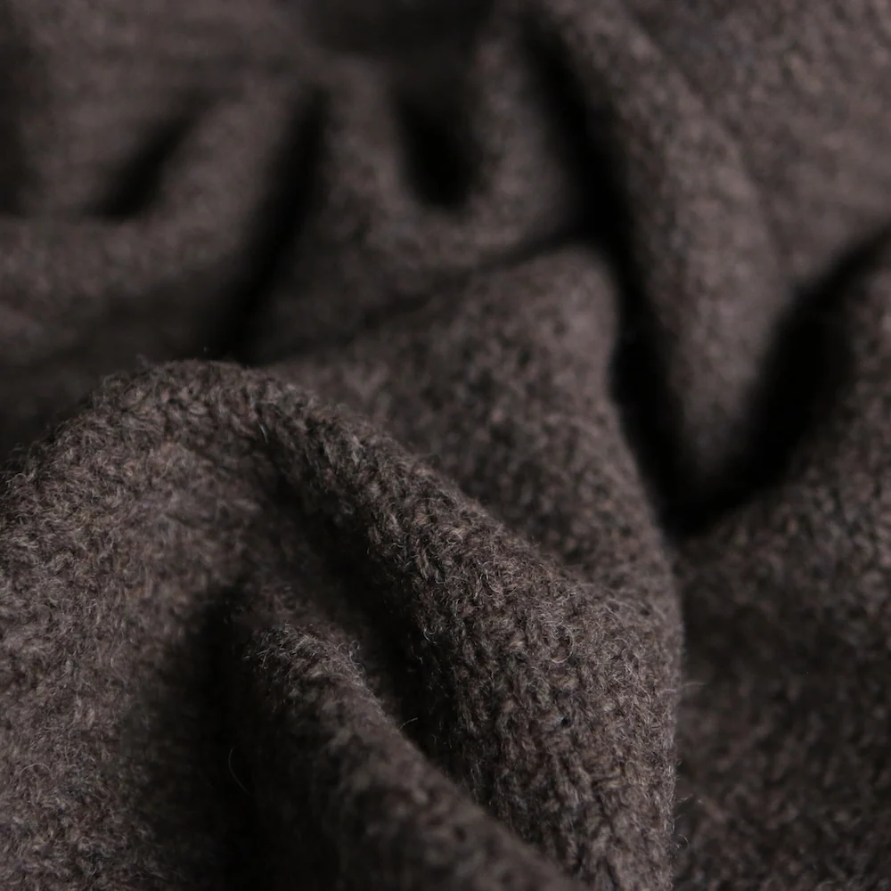 Quilted Chestnut Weave - Wool/Cashmere Wadding - Image 3
