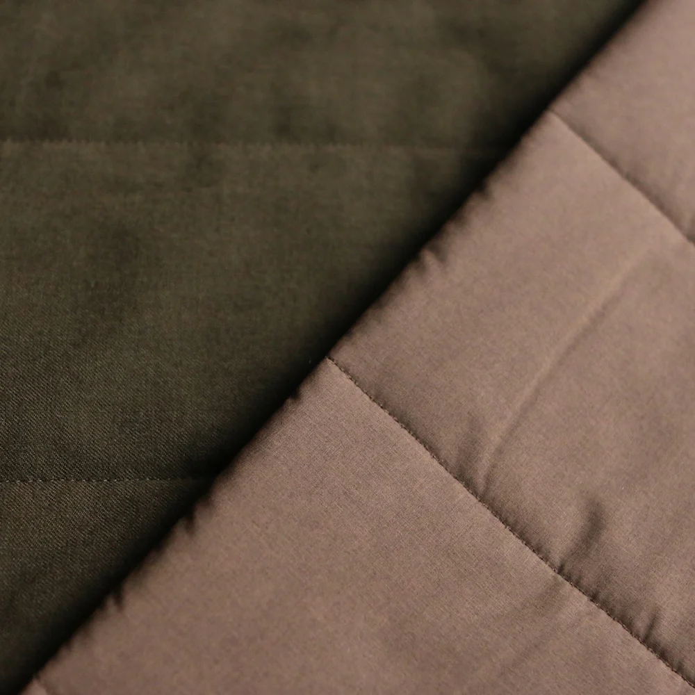 Quilted Mantova Oliva - Wool/Cashmere Wadding - Image 2
