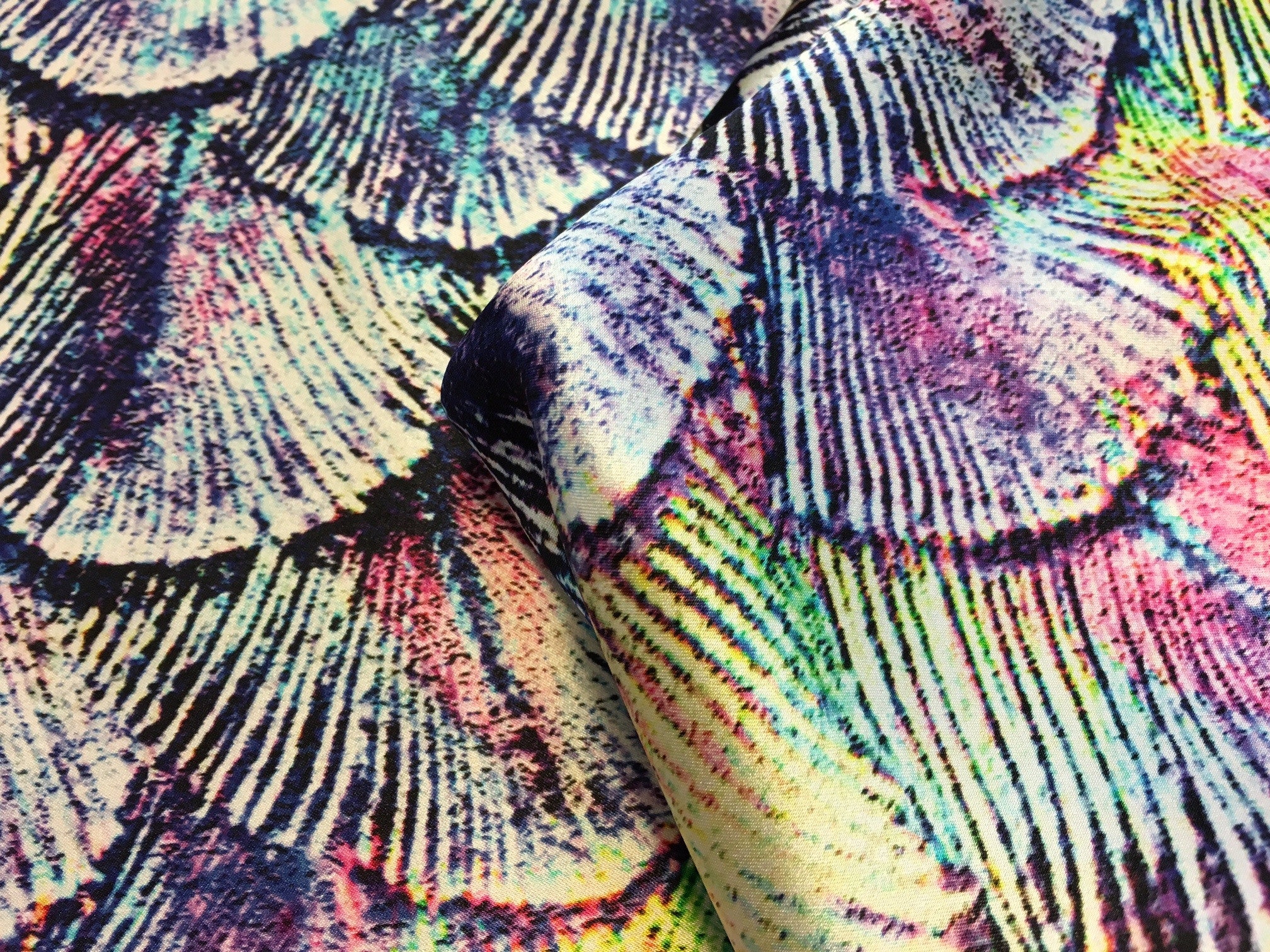 Rainbow Scales - Silk Satin