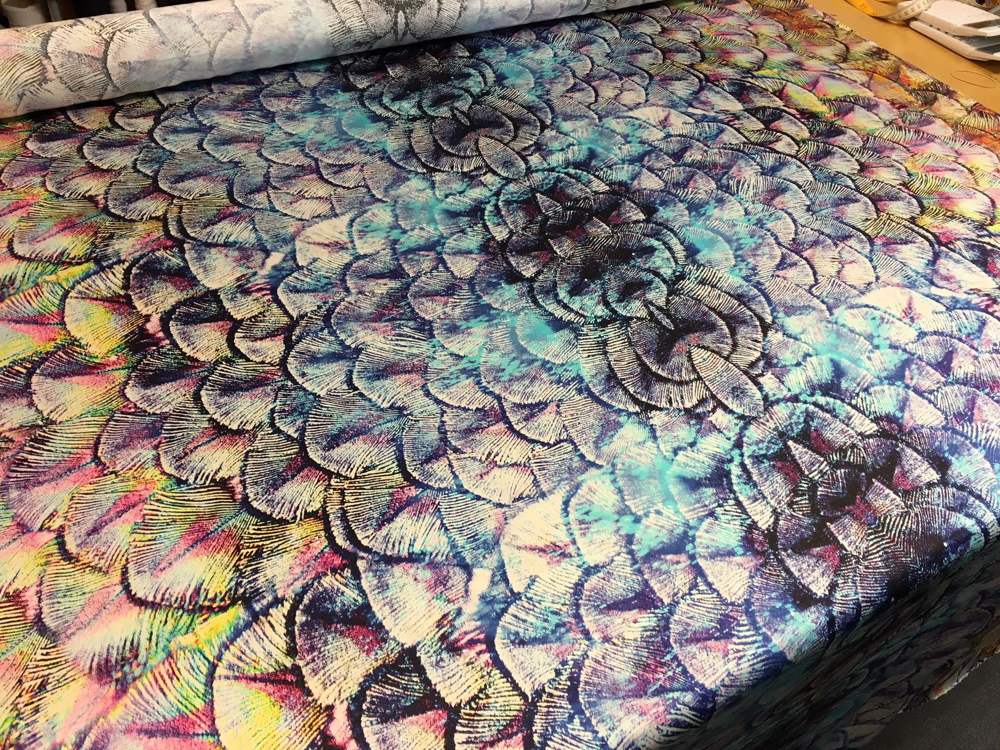 Rainbow Scales - Silk Satin - Image 4