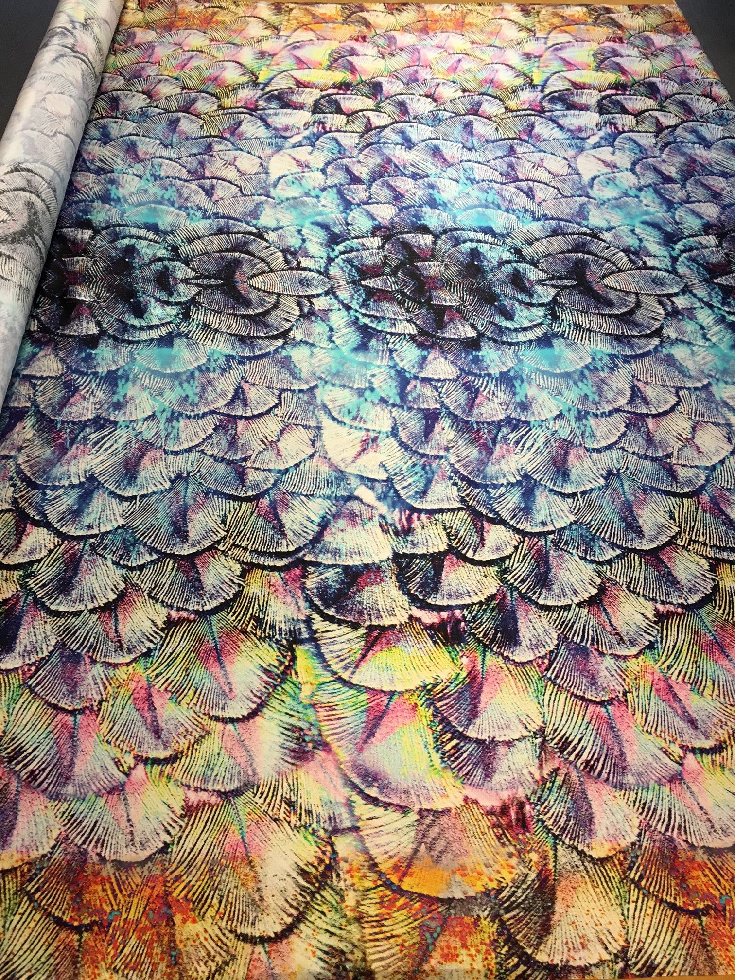Rainbow Scales - Silk Satin - Image 5