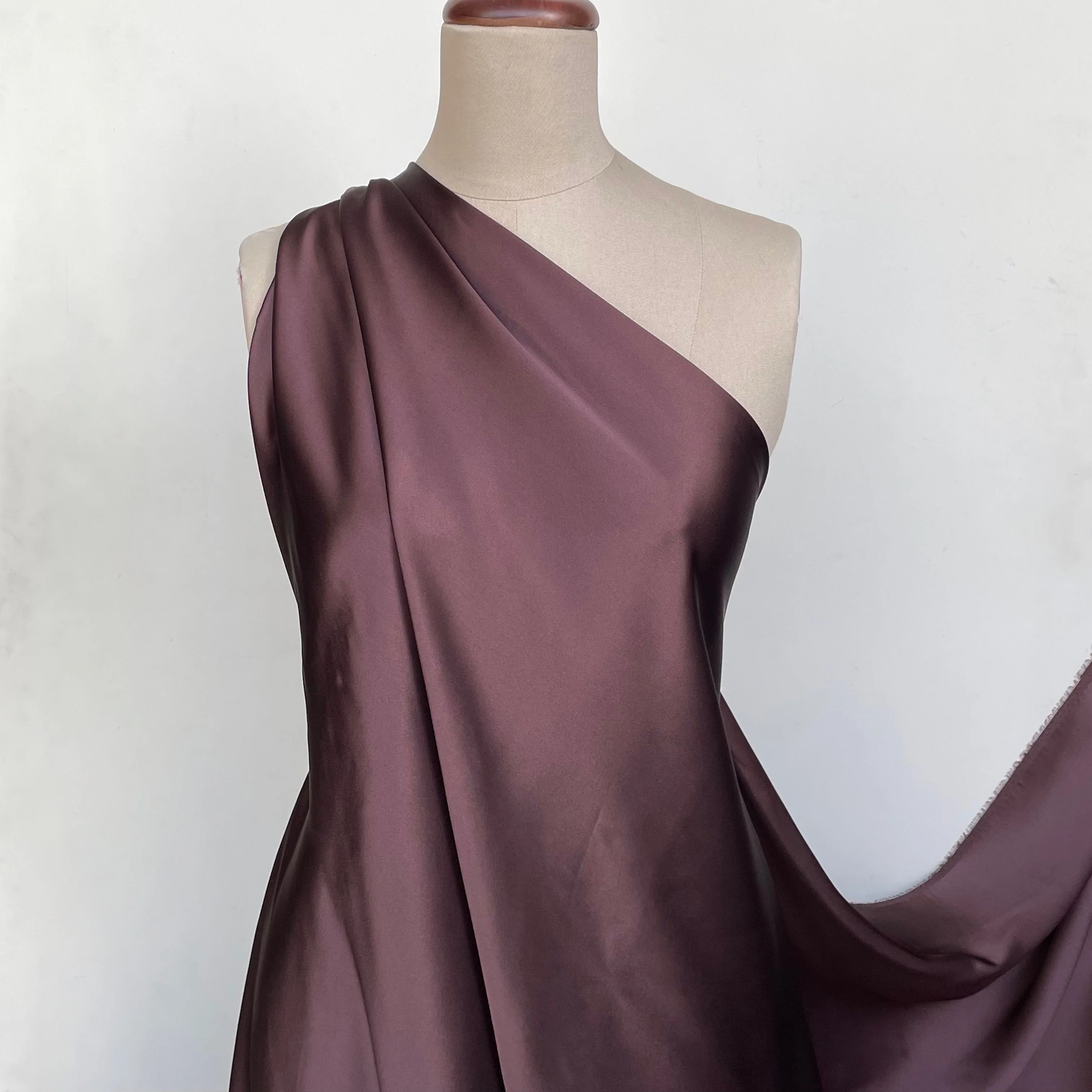 Raisin Silk Satin - 19mm - Image 3