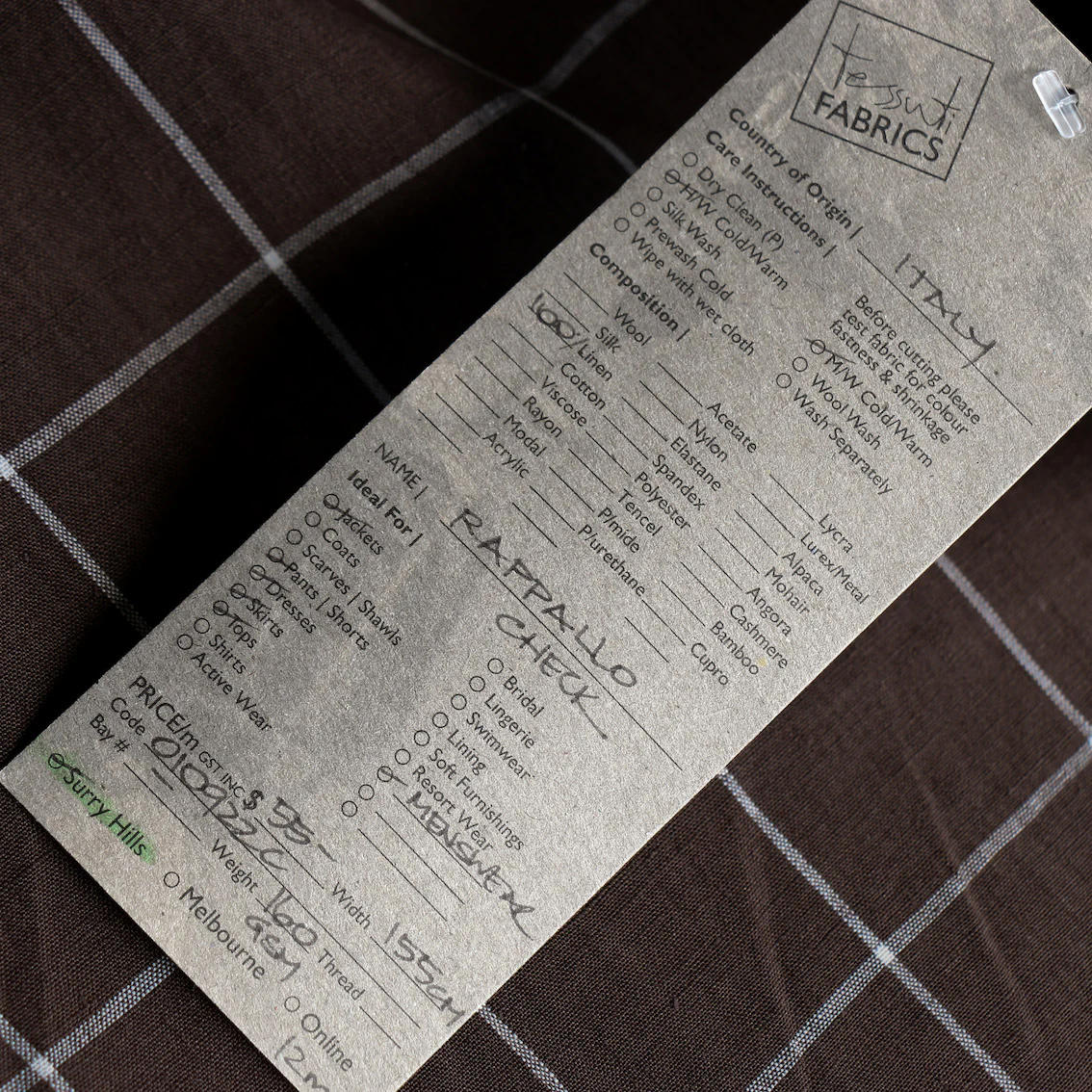 Rappallo Check Linen - Image 4