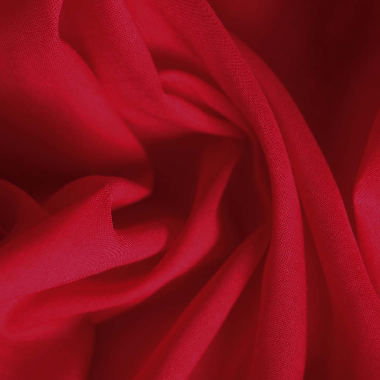 Red Cotton Voile - Image 2