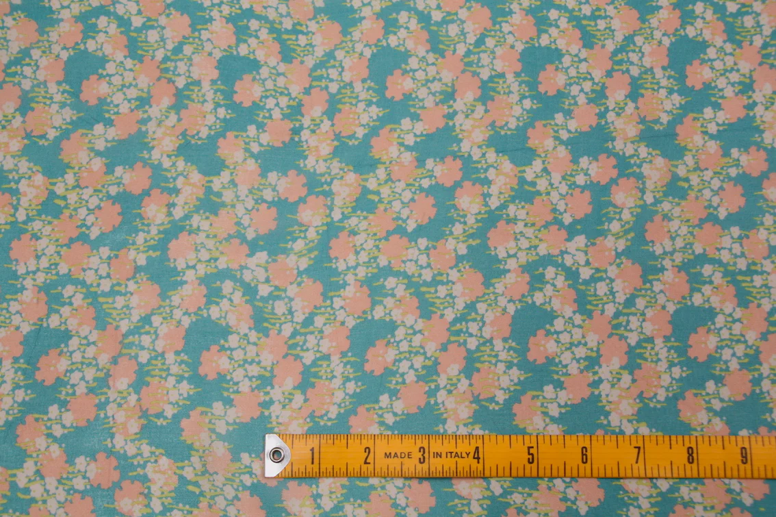Red Fields Georgette - Image 3