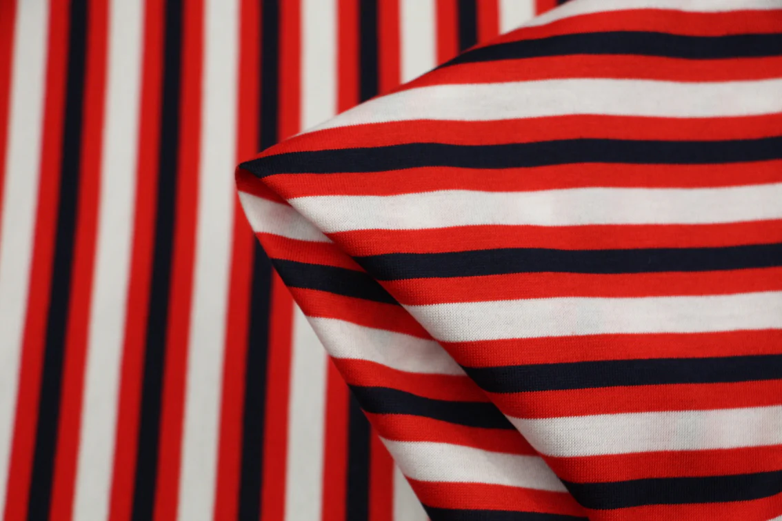Red White & Blue Knitted Jersey