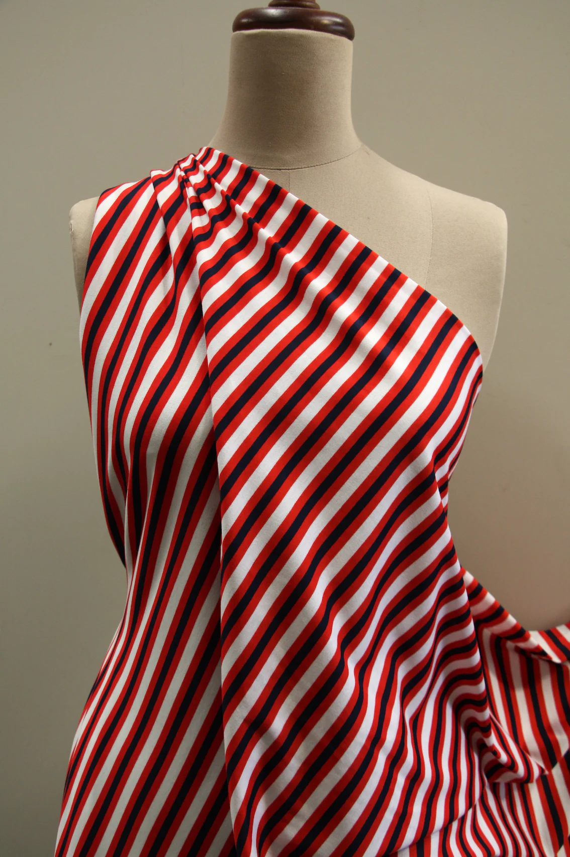 Red White & Blue Knitted Jersey - Image 5