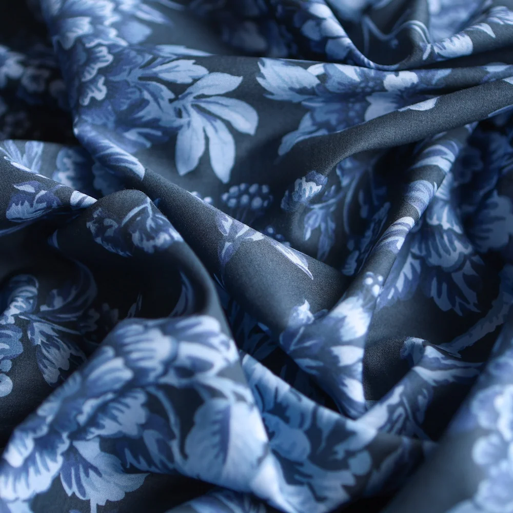 Regency Trail Navy - Bridgerton Collection  - Liberty Tana Lawn™ - Image 2