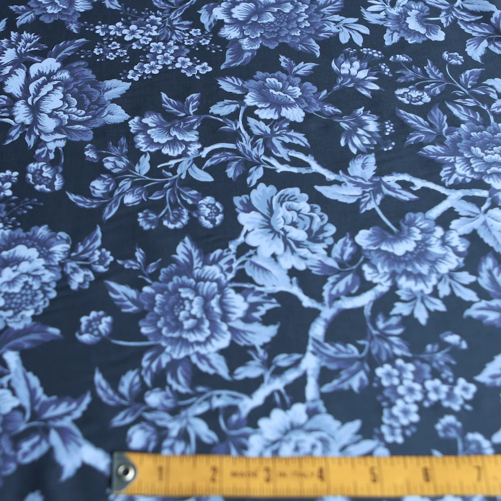 Regency Trail Navy - Bridgerton Collection  - Liberty Tana Lawn™ - Image 3