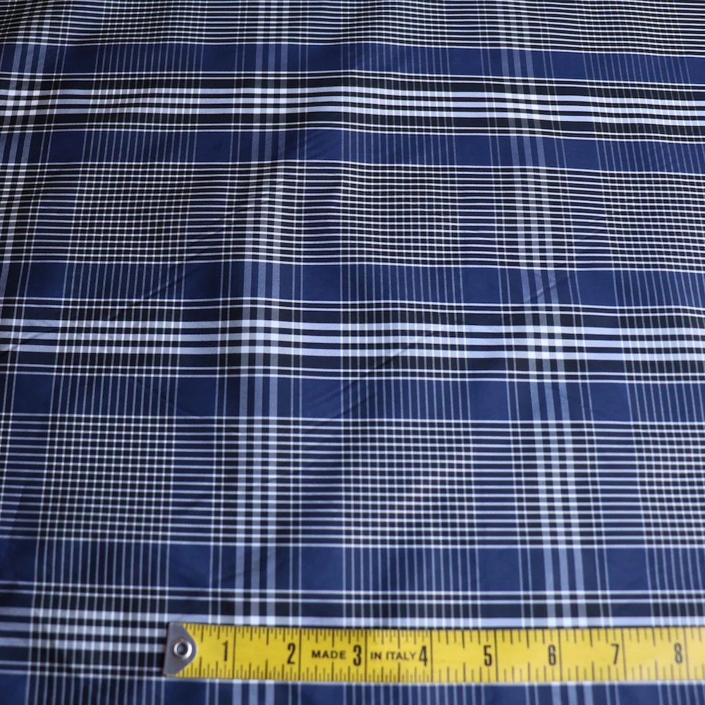 Regina Navy Tartan Check - Image 3