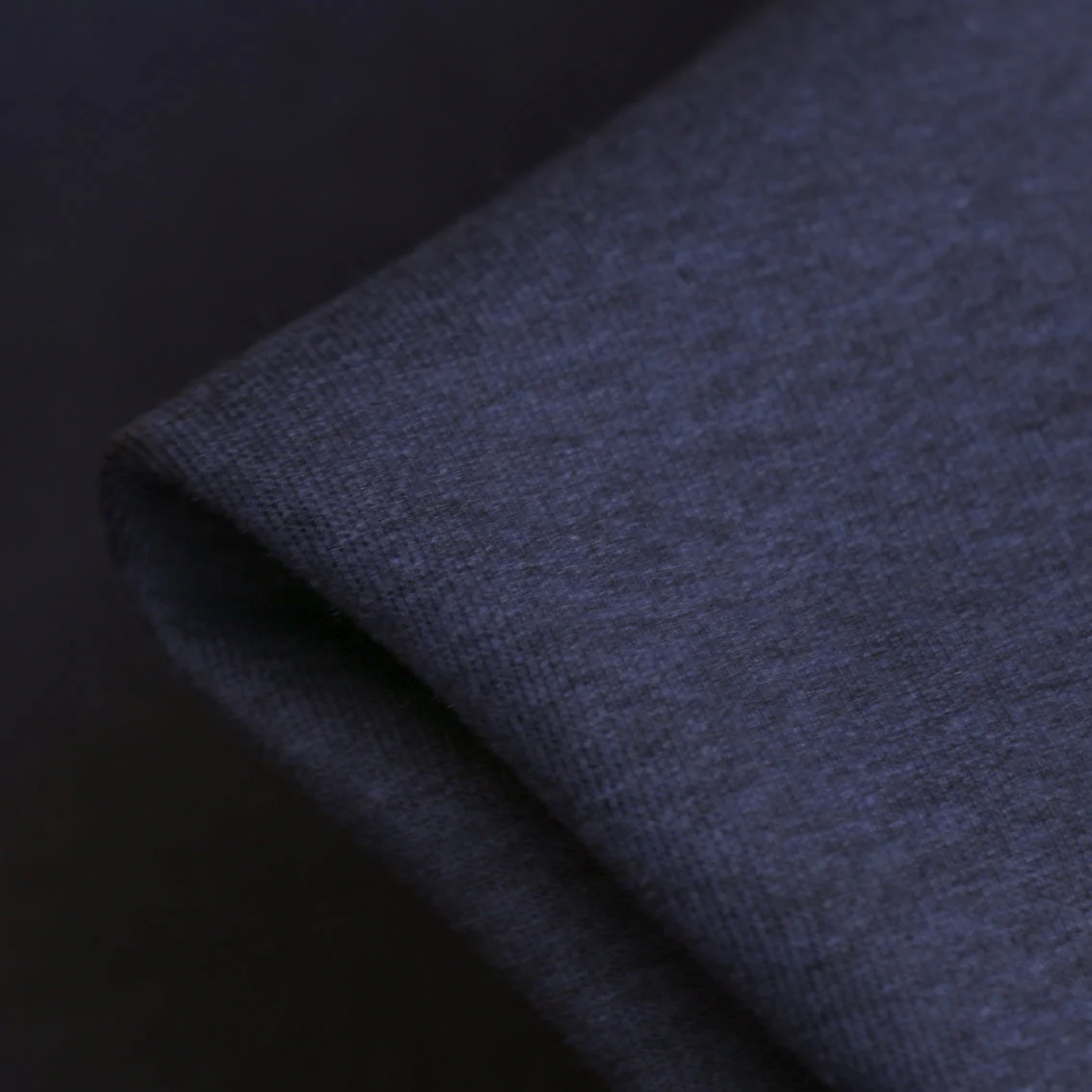 Remnant of Brushtag Indigo Fleece