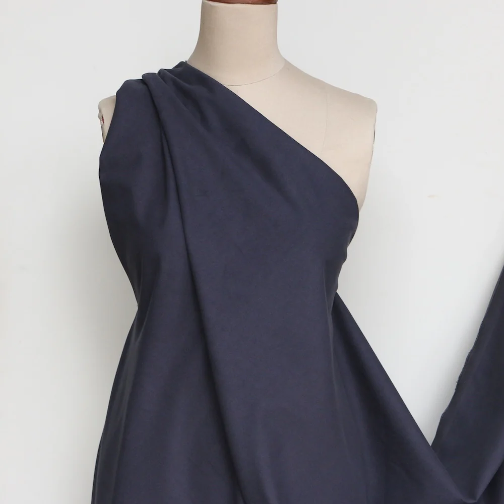 Remnant of Duca Slate - Stretch Brushed Cotton - Image 4
