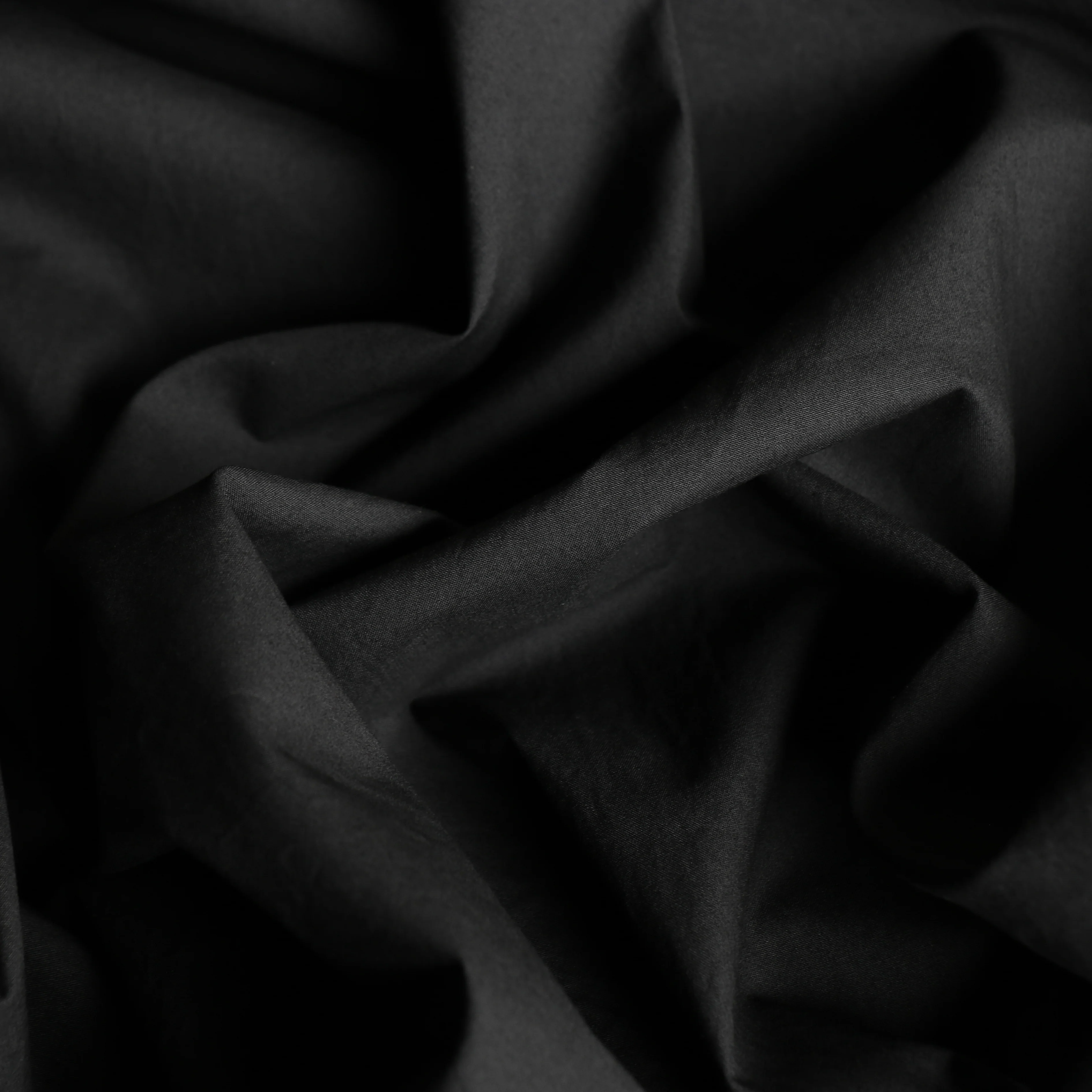 Lamatina Black Cotton Poplin - Image 2