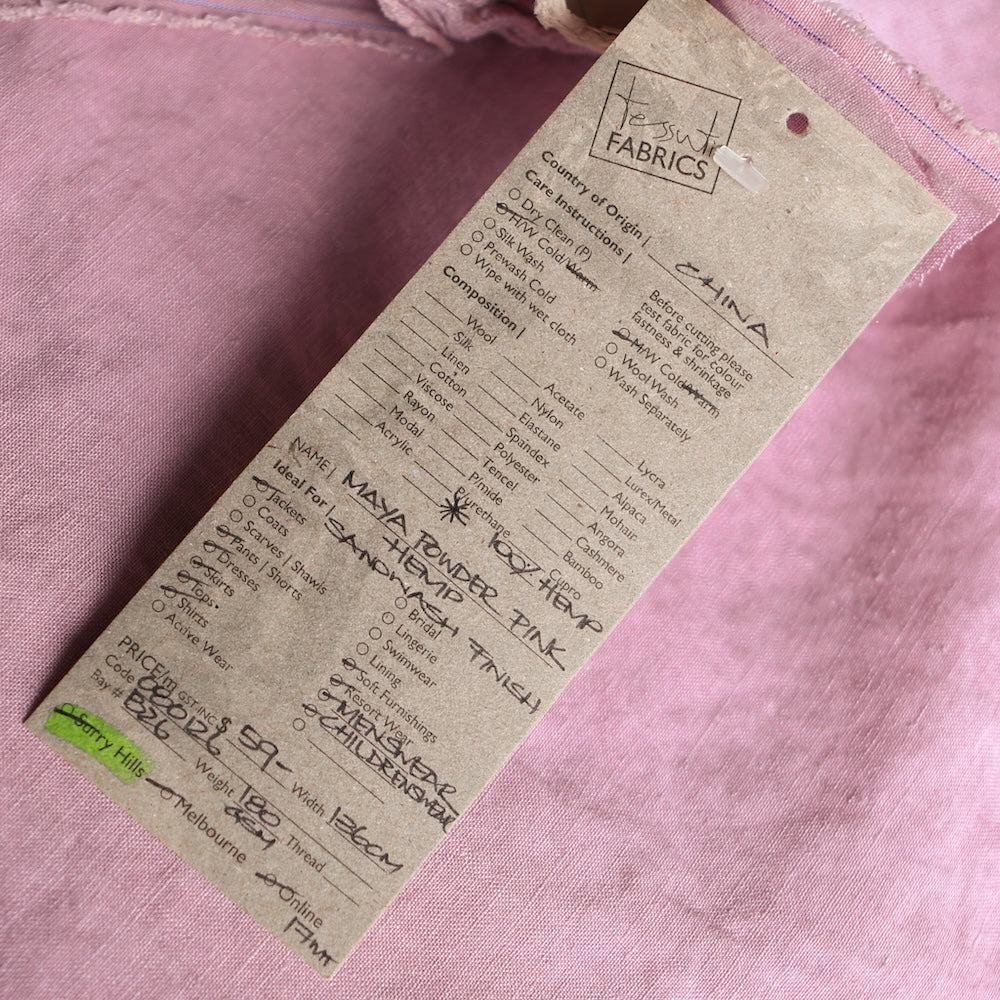 Maya Powder Pink - Sandwashed Finish - Image 3