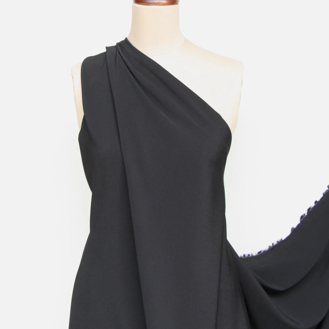 Remnant of Moss Crepe Black - Image 3