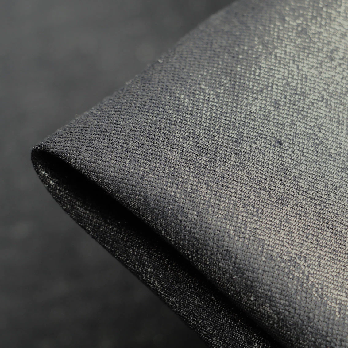 Remnant of Shimmering Stretch Linen