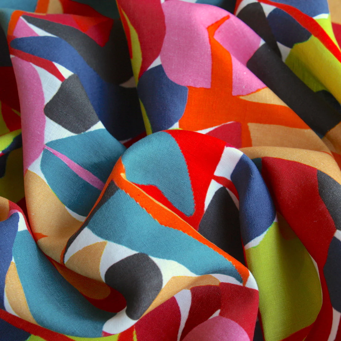 Retrospective Washed Printed Linen - Image 2