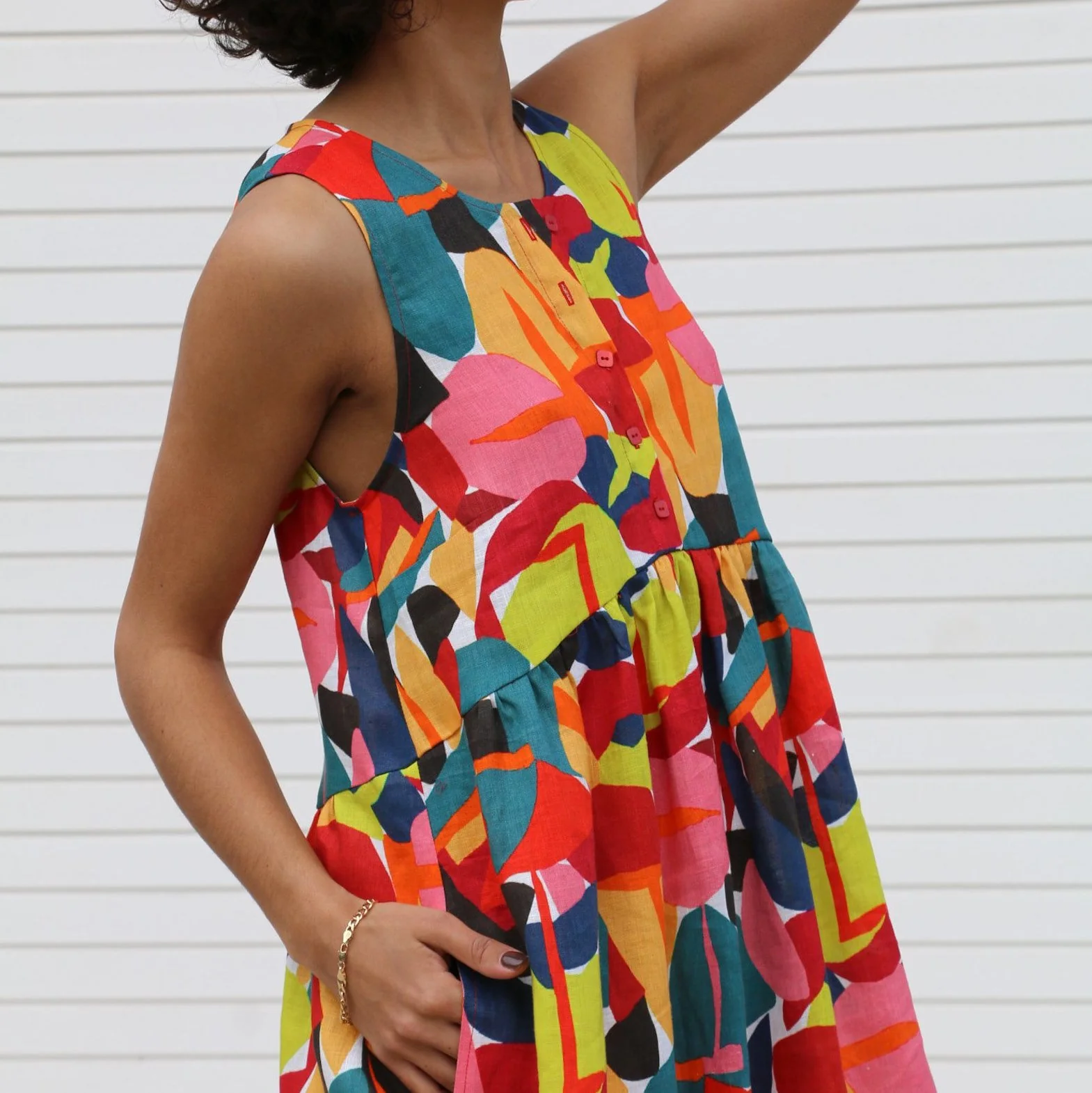 Retrospective Washed Printed Linen - Image 3