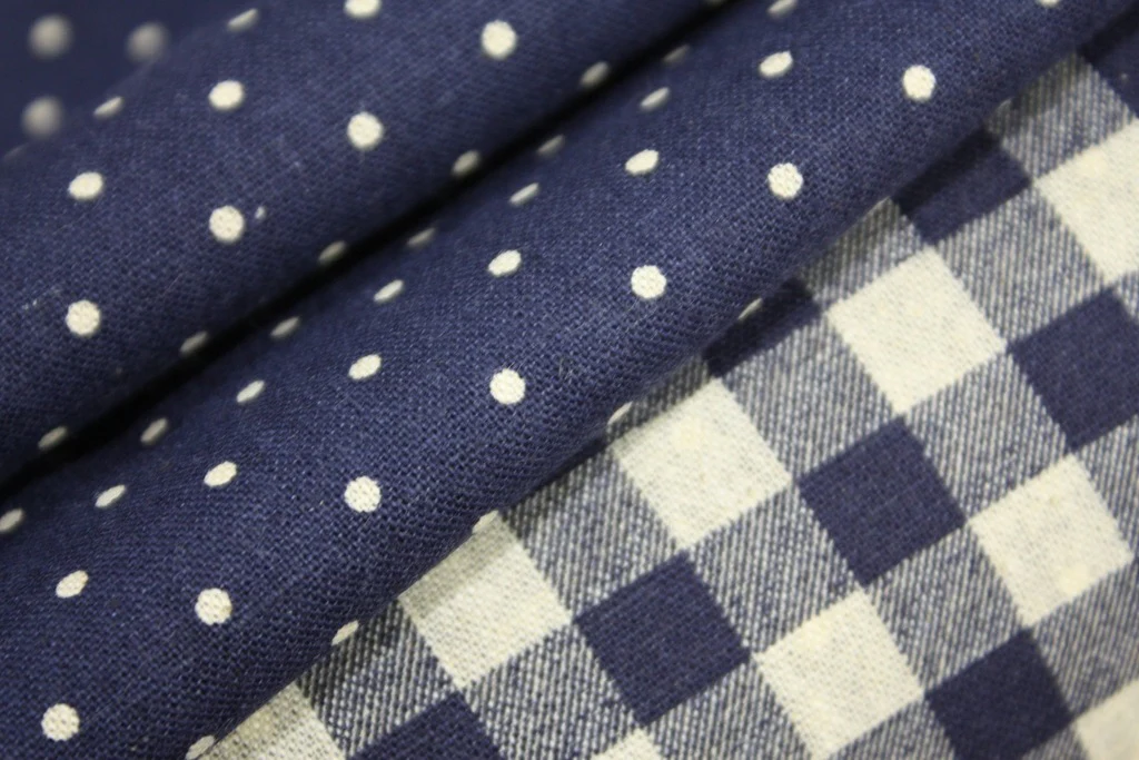 Reversible Dots/Checks Blue - Image 2