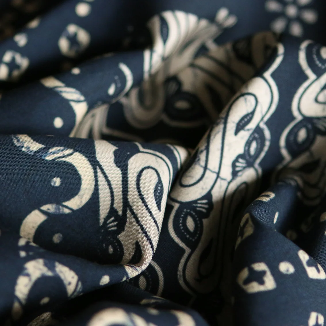 Rhapsody Batik Viscose Poplin - Image 2