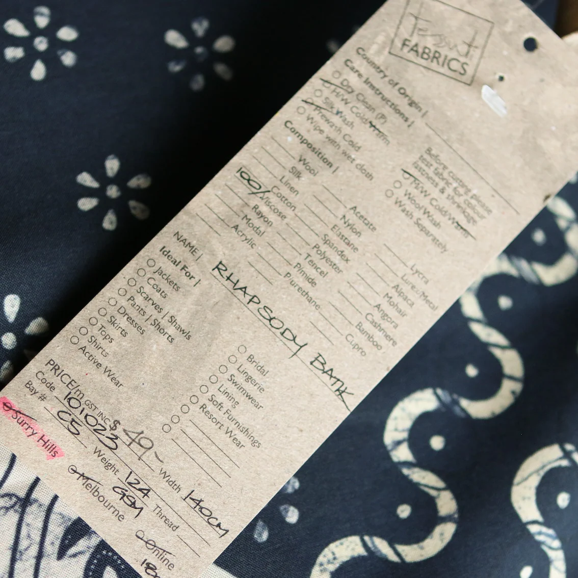 Rhapsody Batik Viscose Poplin - Image 5