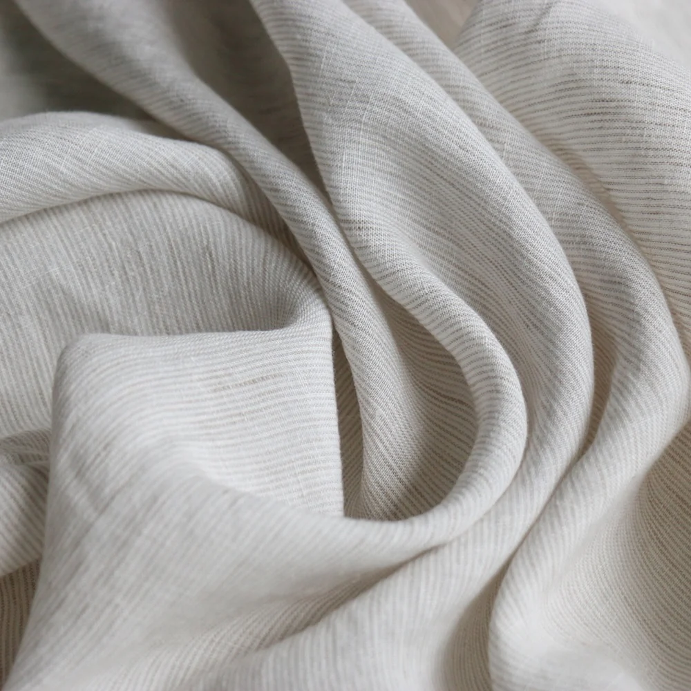 Rhodes String Stripe Linen - Image 2