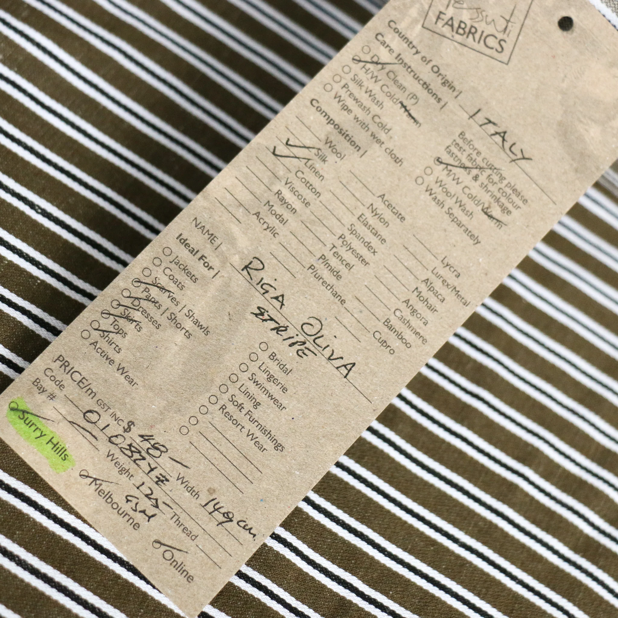 Riga Oliva Stripe - Image 4