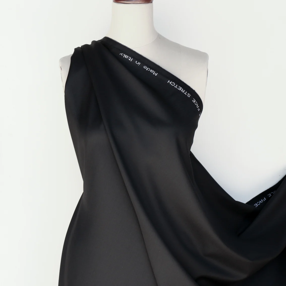 Rita Nero - Double Faced Wool Stretch - Image 5