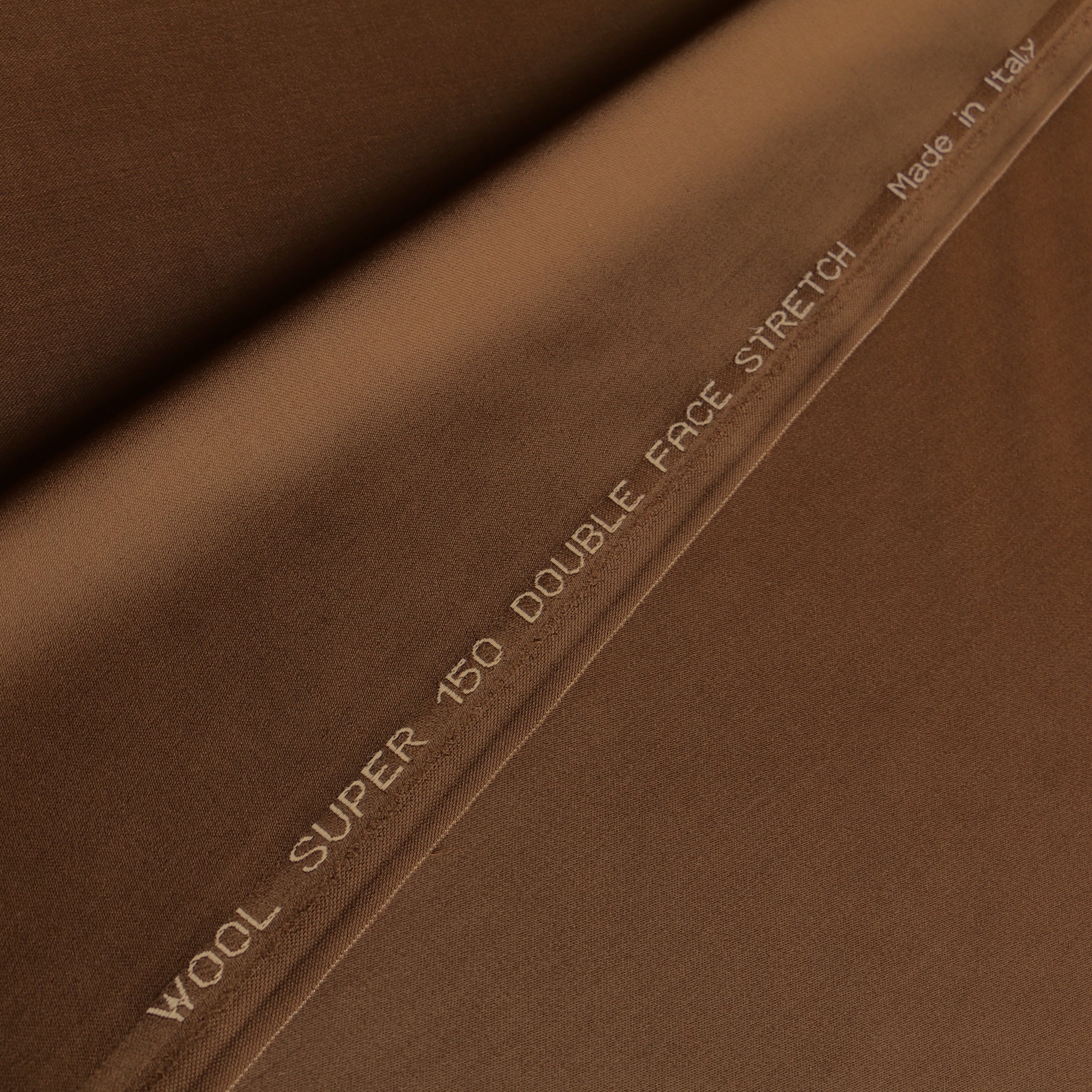 Rita Tobacco - Double Faced Wool Stretch - Image 3