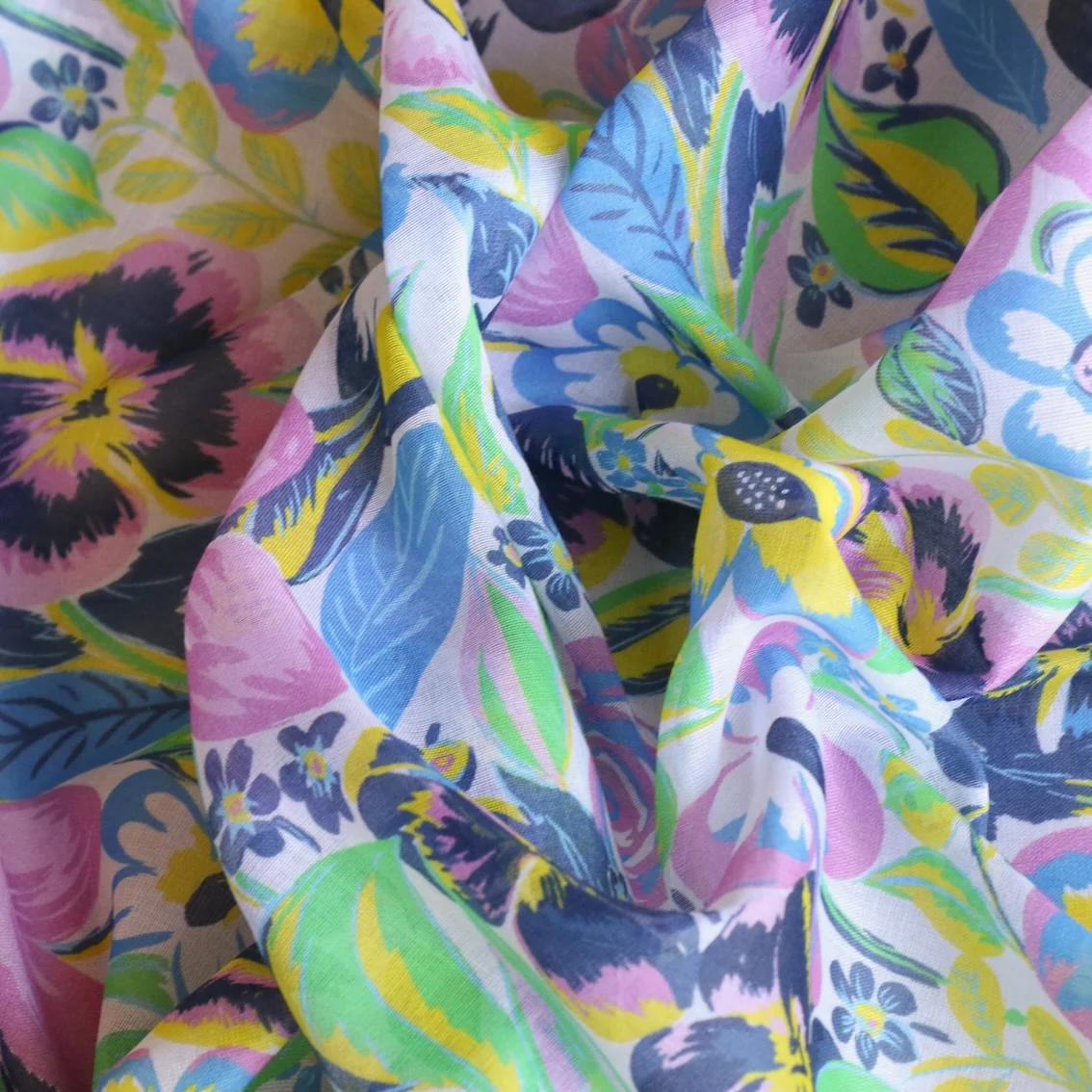 Riviera - Liberty Fabrics - Chloe Cotton Chiffon - Image 2