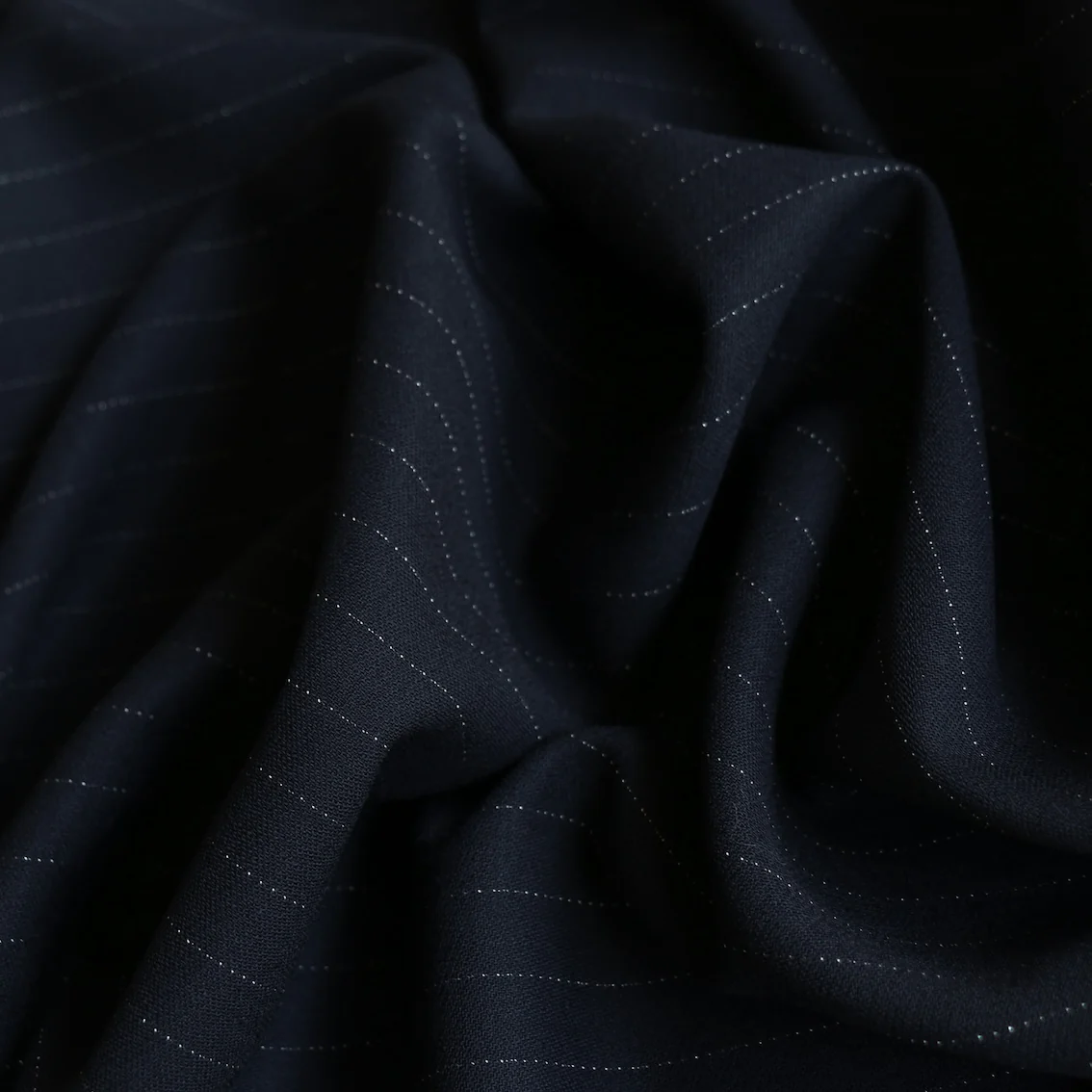 Roma Stripe - Navy Pinstripe - Image 2