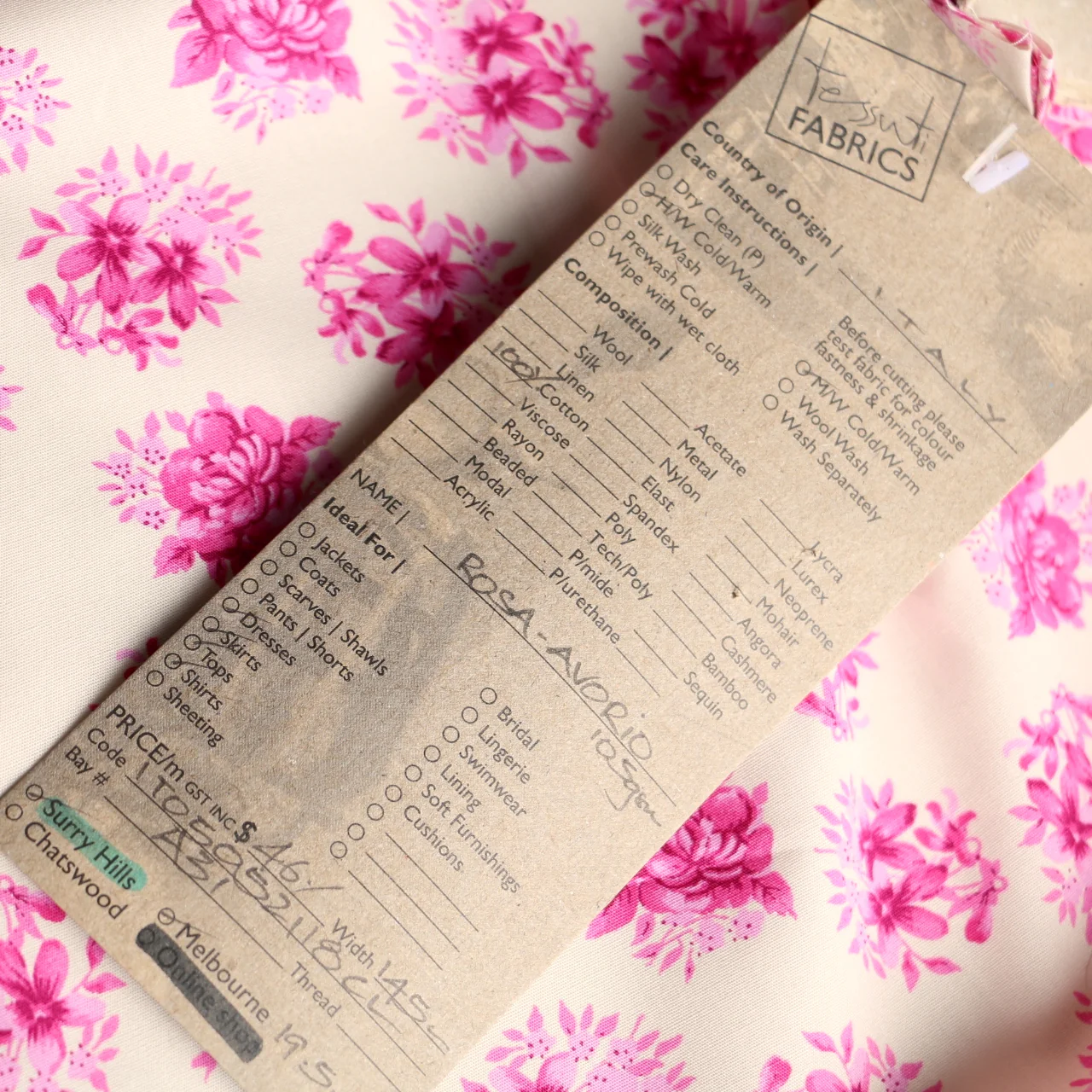 Rosa Avorio Cotton Poplin - Image 4