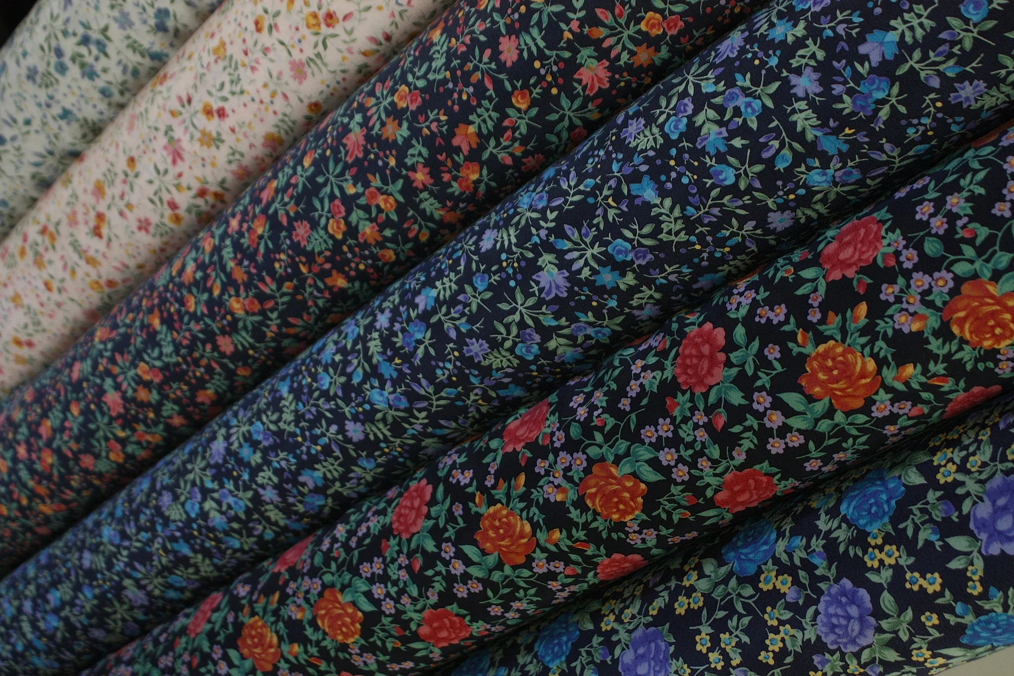 Rose Floral Blue - Silk CDC - Image 6