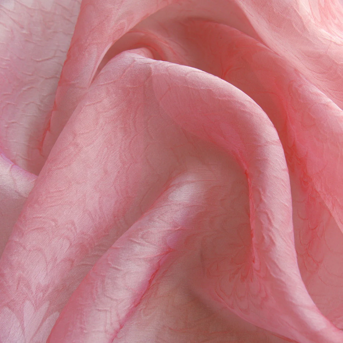 Rose Petal Jacquard Organza - Image 2