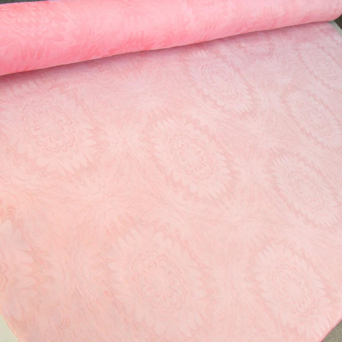 Rose Petal Jacquard Organza - Image 3